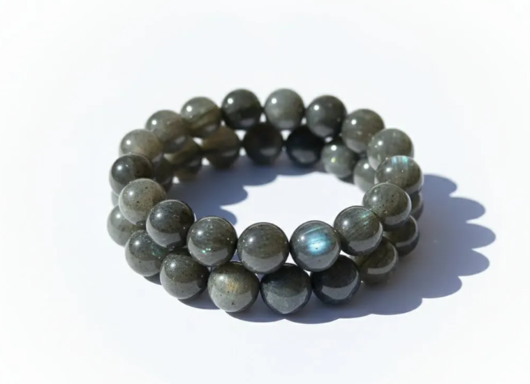 Labradorite Crystal Bracelet — 14mm AAA Grade — Ascendia Nexus