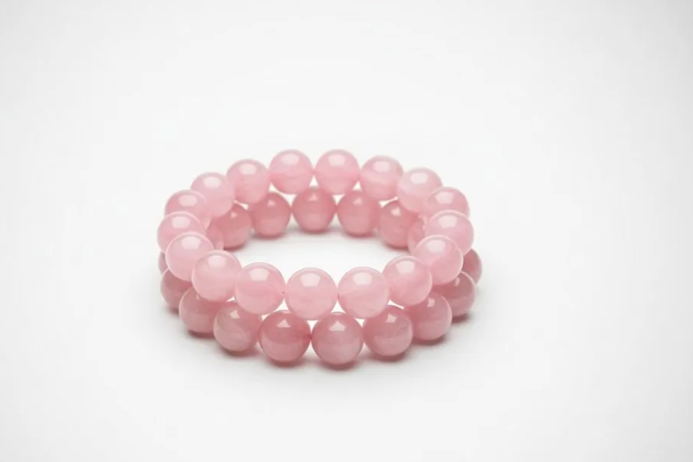 Rose Quartz Crystal Bracelet — 14mm–16mm AAA Grade — Ascendia Nexus